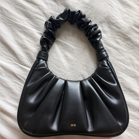JW PEI Handbags - JW PEI Black Ruched Shoulder Bag